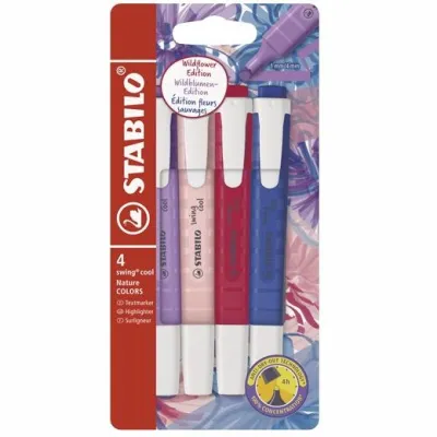 Stabilo Marcador Swing Cool Naturecolors Wildflowers C/Surtidos Blíster 4 Ud