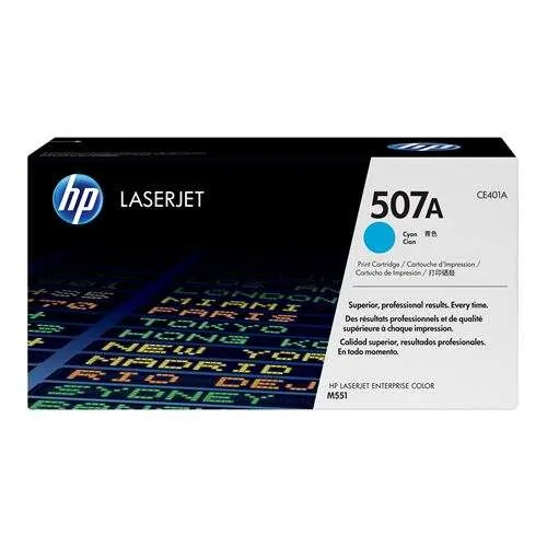 HP CE401A Cartucho de Tóner Original Cian - 507A