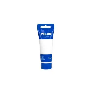 Milan Tubo de Pintura Acrílica 75ml - Pigmentos Mezclables - Color Blanco