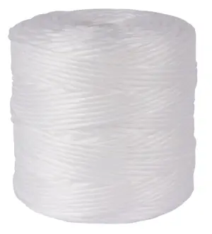 Apli Bobina De Cuerda Polipropileno 400 G Con 1 Cabo 240 M Blanco