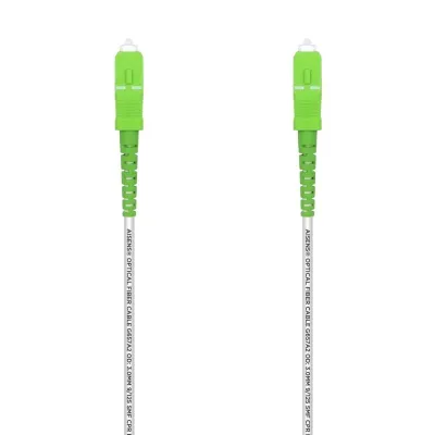 Aisens Cable Fibra Óptica G657A2 3.0 9/125 SMF Simplex SC/APC a SC/APC 1.0M LSZH