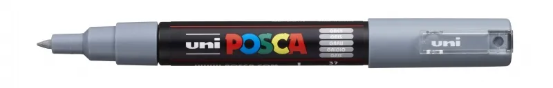 Posca Marcador PC-1M Punta Fina 0.7-1mm Gris No Permanente