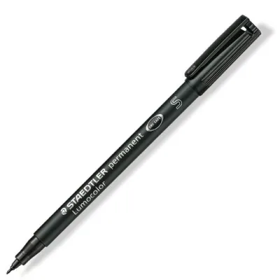 Staedtler Rotulador Permanente Lumocolor 313-9 S Negro - Alta Calidad