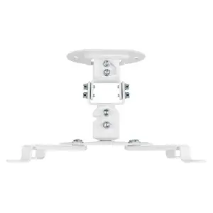 AISENS SOPORTE UNIVERSAL GIRATORIO INCLINABLE DE TECHO PARA PROYECTOR BLANCO