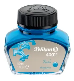 Pelikan Tinta 4001 No.78 Turquesa 30 ml para Estilográfica