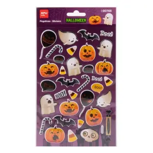 Apli Kids Booo! Pack de 35 Pegatinas de Halloween para Decorar Cuadernos y Agendas