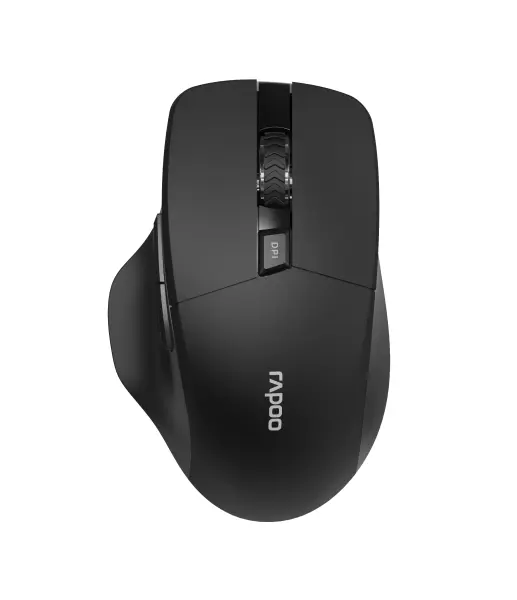 Rapoo M610 Ratón Inalámbrico Bluetooth y 2.4GHz 1600 DPI Batería Recargable Negra