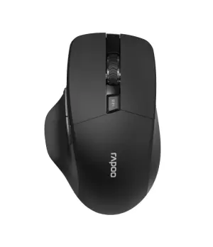 Rapoo M610 Ratón Inalámbrico Bluetooth y 2.4GHz 1600 DPI Batería Recargable Negra