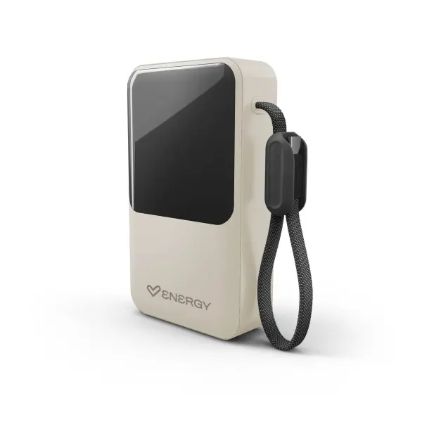Energy Sistem Powerbank 20000 mAh 45W con USB-C y USB-A - Carga Simultánea - Champagne