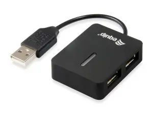 EQUIP Mini Hub USB 2.0 A 4xUSB-A para Viajes