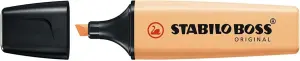 Stabilo Marcador Fluorescente Boss Original Naranja Pálido