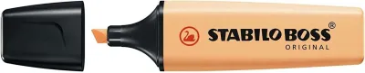 Stabilo Marcador Fluorescente Boss Original Naranja Pálido