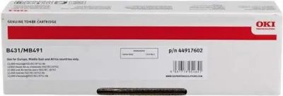 Oki Cartucho de Tóner Original Negro para B431/MB461/MB471/MB491
