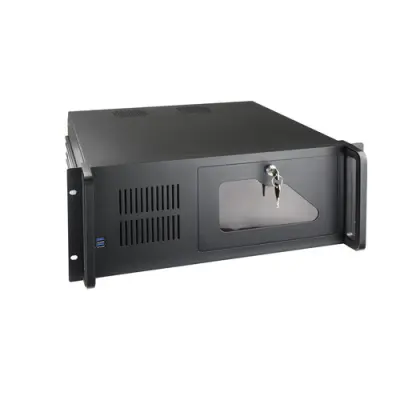 TooQ Caja Rack 406N USB 3.0 4U 19" ATX Sin Fuente de Alimentación Negra
