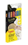 Jovi Estuche de 6 Rotuladores Efecto Metálico Tinta Base Agua Color Surtido