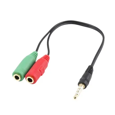 Ewent Cable Audio Jack 3,5mm Macho a 3,5mm Hembra - 0,15m