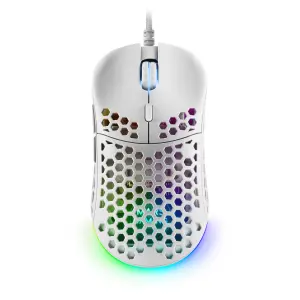 MARS GAMING MM55W Mouse RGB Hive White - 12800dpi