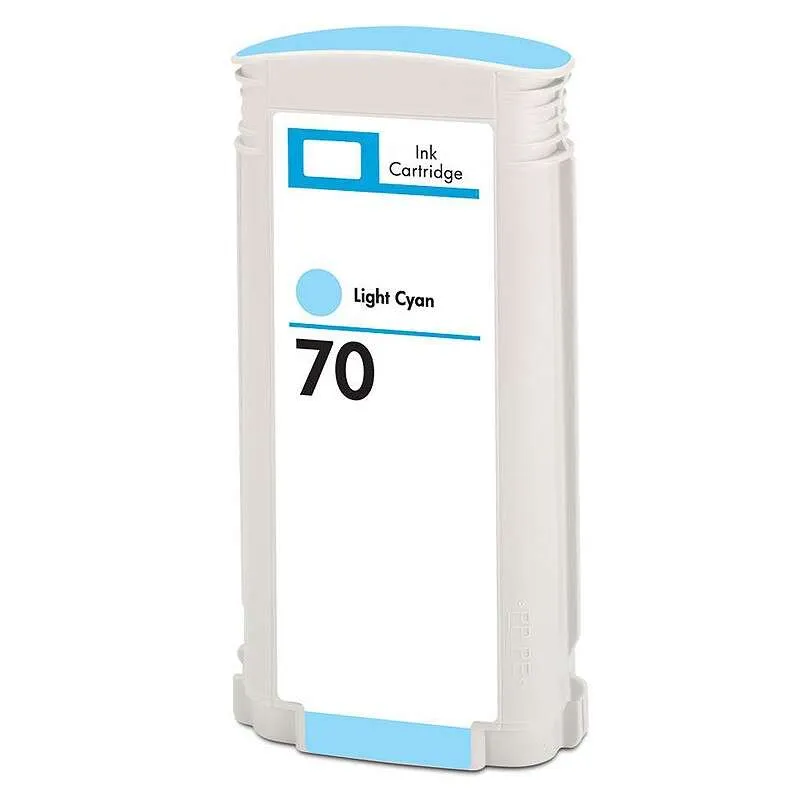 Generico Hp 70 Cyan Light Cartucho De Tinta Pigmentada - Reemplaza C9390A