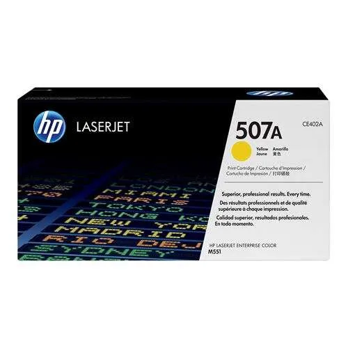 HP CE402A Cartucho de Tóner Original Amarillo - 507A