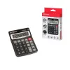 ErichKrause Calculadora Electrónica de Sobremesa 12 Dígitos Pantalla LCD Solar Color Negro