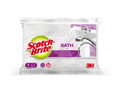 Scotch-Brite Estropajo Blanco para Aseo