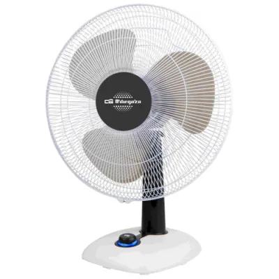 Orbegozo TF 0133 Ventilador de Sobremesa con Oscilación, Inclinación y 3 Velocidades