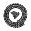 Aisens Organizador De Cable En Espiral 25mm Negro 1,0m