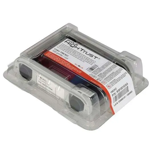 Evolis Cinta de Transferencia Térmica YMCKO para Zenius y Primacy (200 Impresiones)