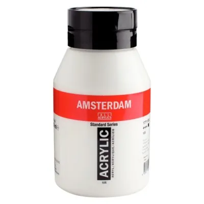 Talens Amsterdam Standard Series Acrílicos 1000ml Blanco de Titanio