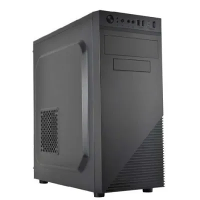 L-Link Atria Micro ATX Caja con Fuente de Alimentación 500W, 3 Discos Duros, 1x USB 3.0, 2x USB 2.0, Negro