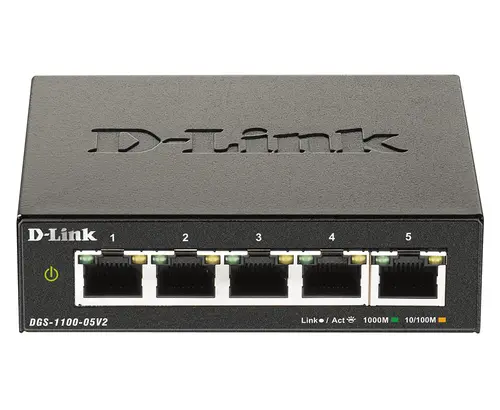 Switch Semigestionable D-Link Dgs-1100-05V2 5P Giga No Rack