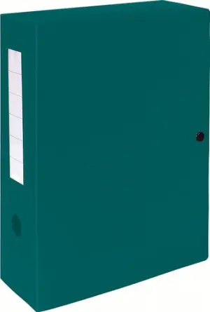 Exacompta Carpeta De Proyectos Exabox 100mm Con Broche Verde Opaco