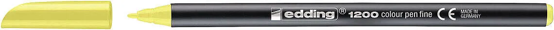 Edding Rotulador 1200 Punta Fina Amarillo Neón