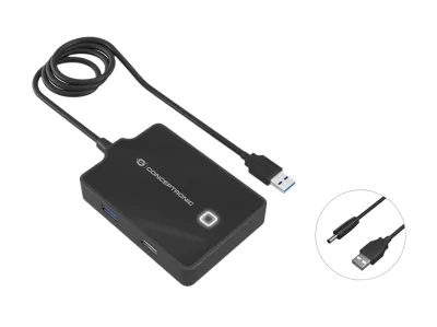 HUB USB 2.0 & 3.0 CONCEPTRONIC HUBBIES10B 4 Puertos 90cm