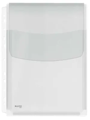Leitz Pack de 5 Fundas Fuelle A4 Multitaladro 200 Hojas PVC 170 Micras Expansibles 20mm