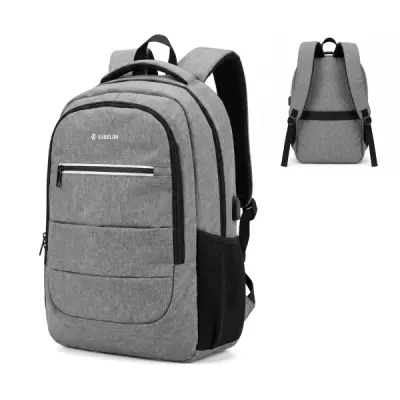 Subblim City Plus Mochila para Portátil 16" - 26L, Resistente al Agua, USB-C, Gris