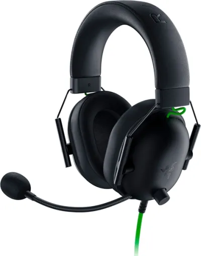 Razer Blackshark V2 X Auriculares Gaming - Microfono Cardioide Razer Hyperclear - Sonido 7.1 - Cancelacion Pasiva De Ruido - Multiplataforma - Conexion Jack3.5 - Color Negro