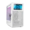 NOX Semitorre Hummer Con BIOS y Pantalla LCD de 8" Blanca
