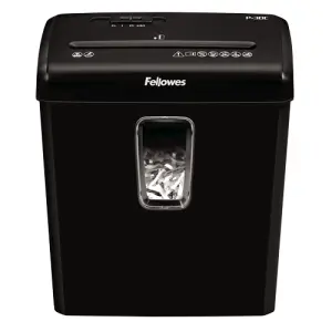 Fellowes Destructora Manual P-30C Corte En Partículas 4x34mm 15L Negro