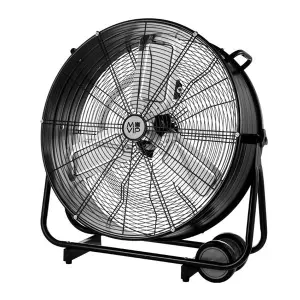 Muvip Ventilador Industrial de Suelo 300W 3 Velocidades Color Negro