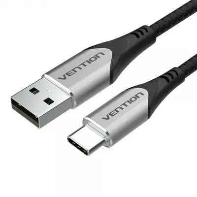 Vention Cable USB-A a USB-C Macho 3A 60W 480Mbps 1.5m Gris