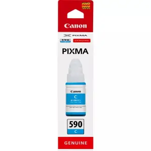 Canon Botella de Tinta Original GI590 Cyan - GI590C/1604C001