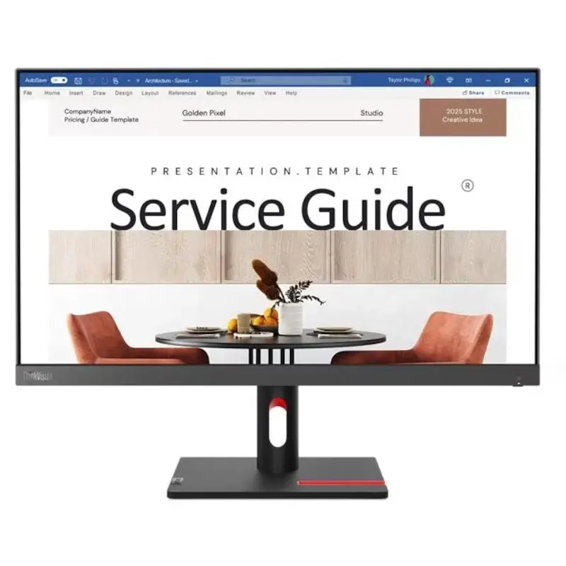 Lenovo ThinkVision S24i-30 Monitor 24" FHD 100Hz HDMI VGA 4ms