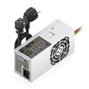 Aisens Fuente de Alimentación 500W TFX con Ventilador de 80mm y Cable Incluido - Plata