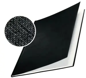 Leitz Pack de 10 Tapas Rígidas Impressbind 14mm para Encuadernación A4, Color Negro