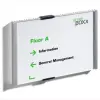 Durable Identificador Para Puertas Info Sign Placa Metal Plateado 210X148,5mm