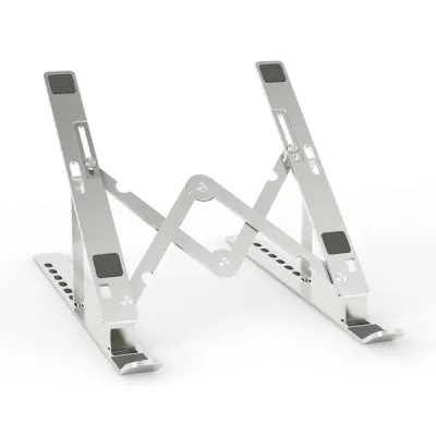 Aisens Soporte De Sobremesa Ajustable Para Portátil / Tablet, Plata
