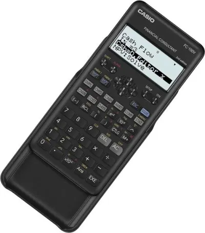 Casio FC-100V-2 Calculadora Financiera 4 Líneas con Teclas de Acceso Directo