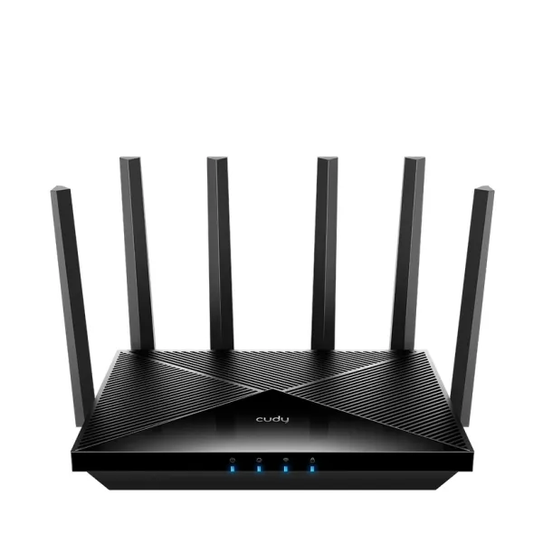 Cudy Router WiFi 7 Dual Band Gigabit BE6500 - Hasta 1000Mbps - 4 Puertos - 4 Antenas 5dBi - MU-MIMO - Negro