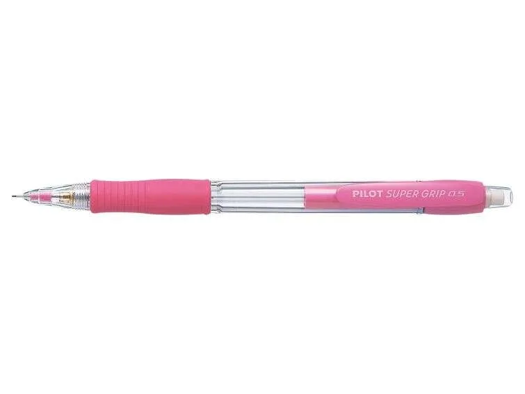 Pilot Portaminas Supergrip H185 - Trazo 0.5Mm - Mina Hb - Cuerpo Rosa